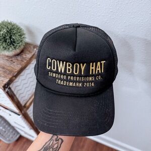 Cowboy Hat Trucker Cap